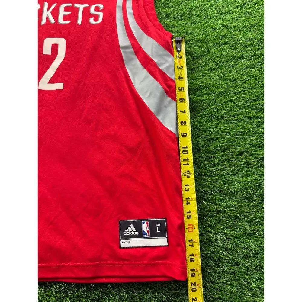 Adidas Kevin Martin Houston Rockets Jersey 12 Men’s Sz L Red NBA Basketball